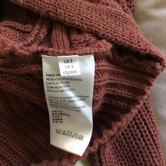 Free People Knit Cropped Emilie Sweater In Cherry Cola - Picture 14 of 16